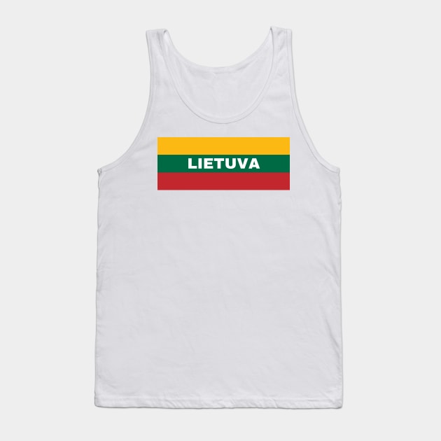 Lietuva in Lithuanian Flag Tank Top by aybe7elf